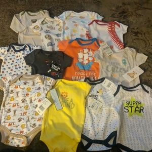 0-3M Bodysuit Bundle 6/12 NWT!